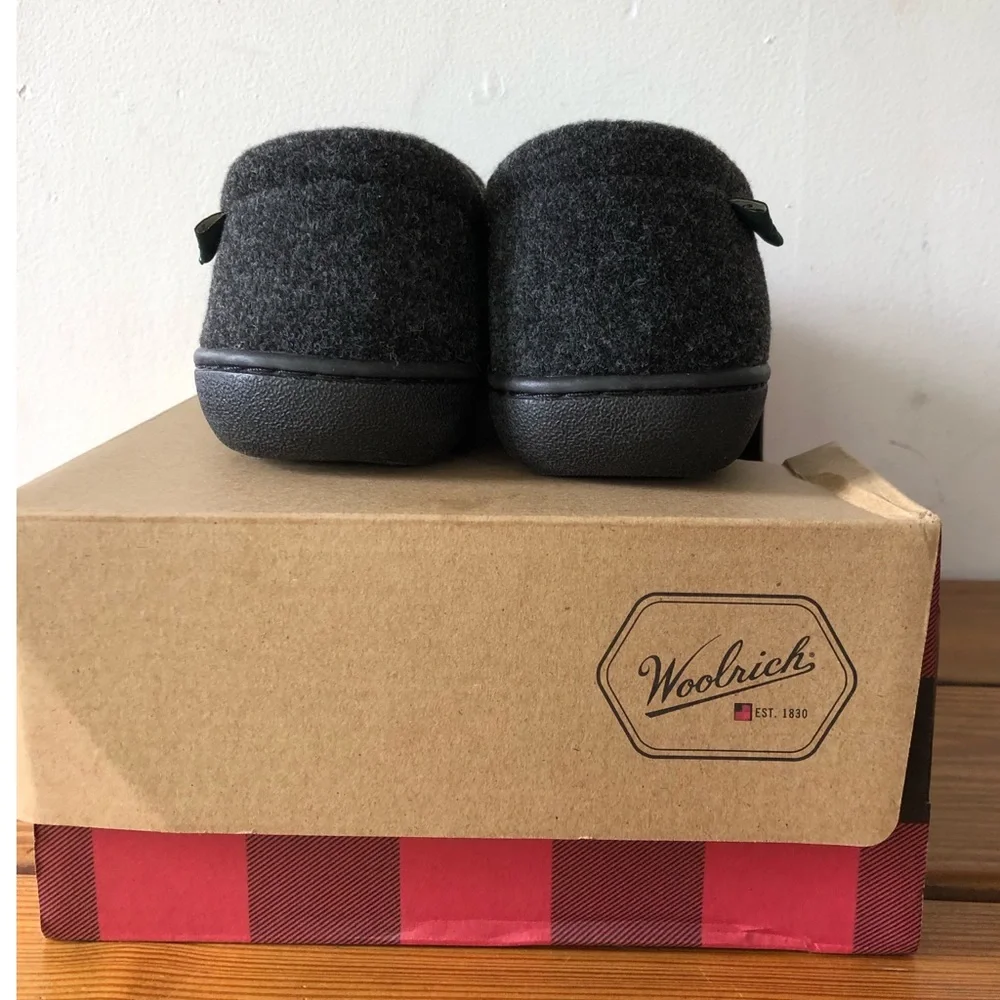 Woolrich Run Slip On Loafer Wool Slippers Men’s size 8 - Picture 4 of 8